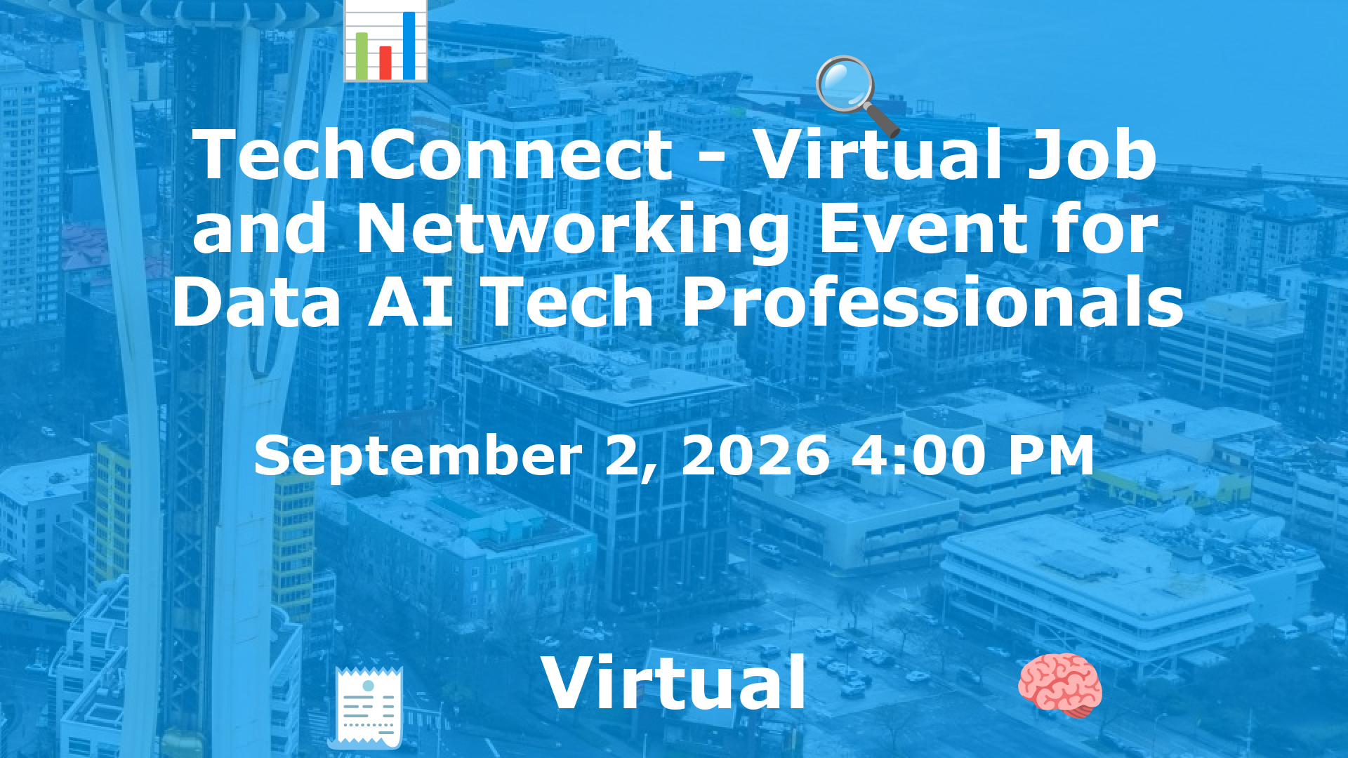 TechConnect - Virtual Job and Networking Event for Data AI Tech Professionals event image